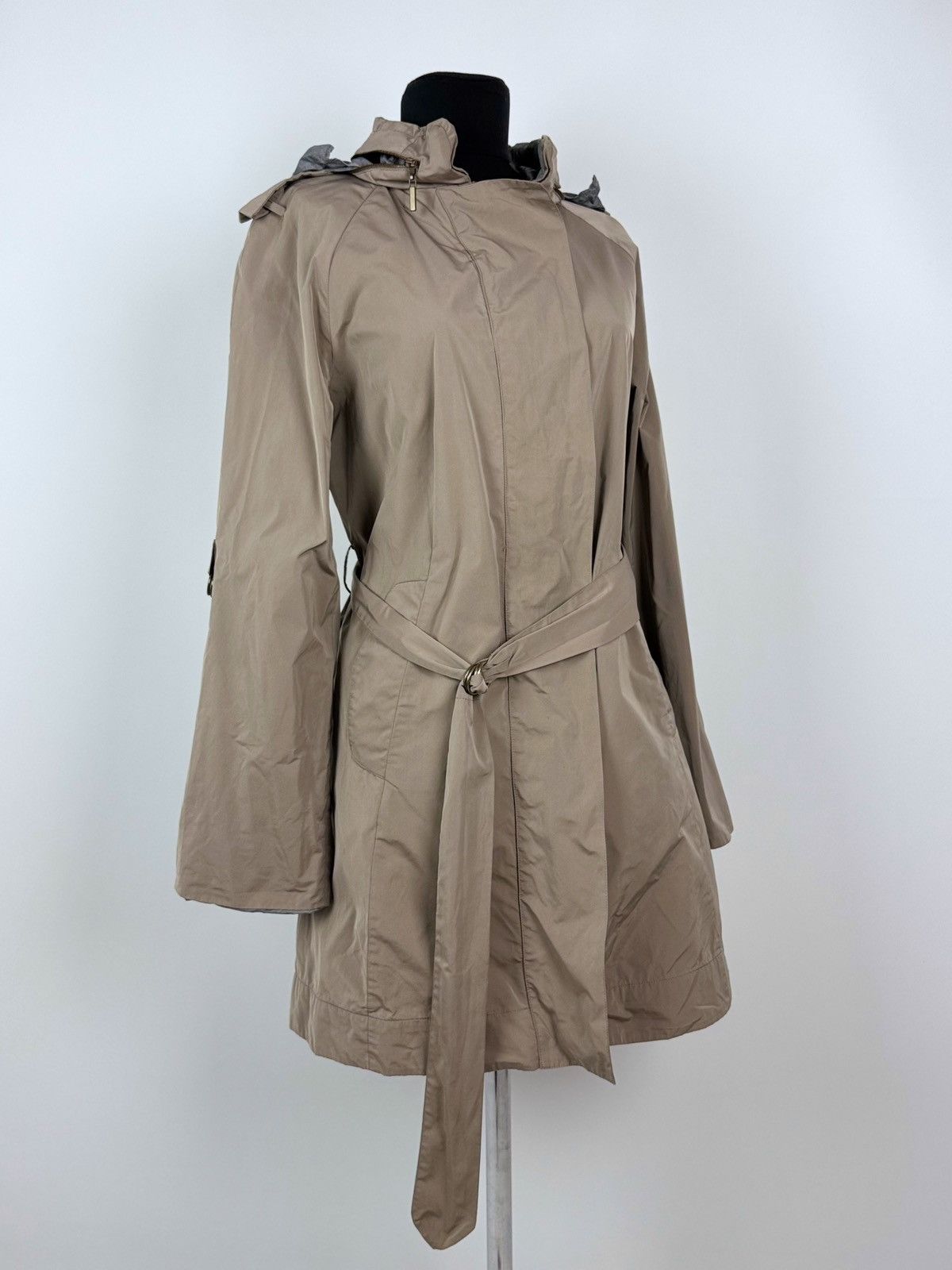 Brunello Cucinelli Rivamonti by Brunello Cucinelli Woman’s Trench Coat Jacket Size XL / US 12-14 / IT 48-50 - 2 Thumbnail
