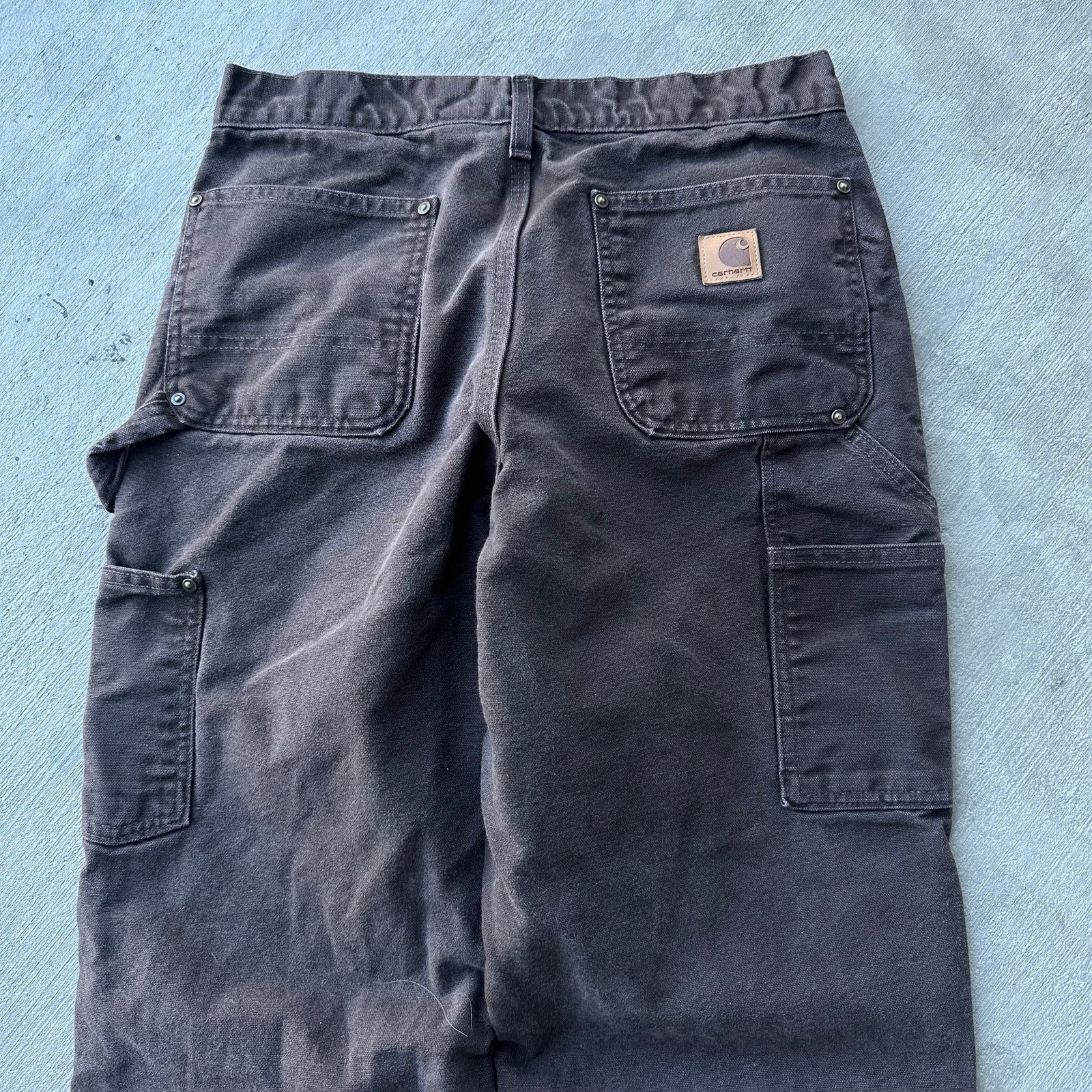 Carhartt × Vintage Carhartt DKB brown double knee work wear carpenter pants Size US 29 - 6 Thumbnail