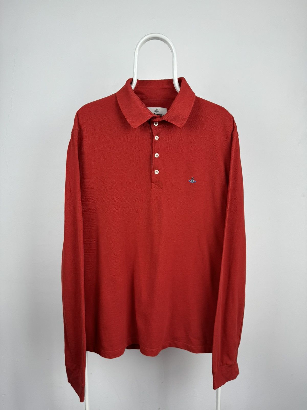 Vivienne Westwood Vivienne Westwood Basic Logo Long Sleeve Shirt Size US XXL / EU 58 / 5 - 1 Thumbnail