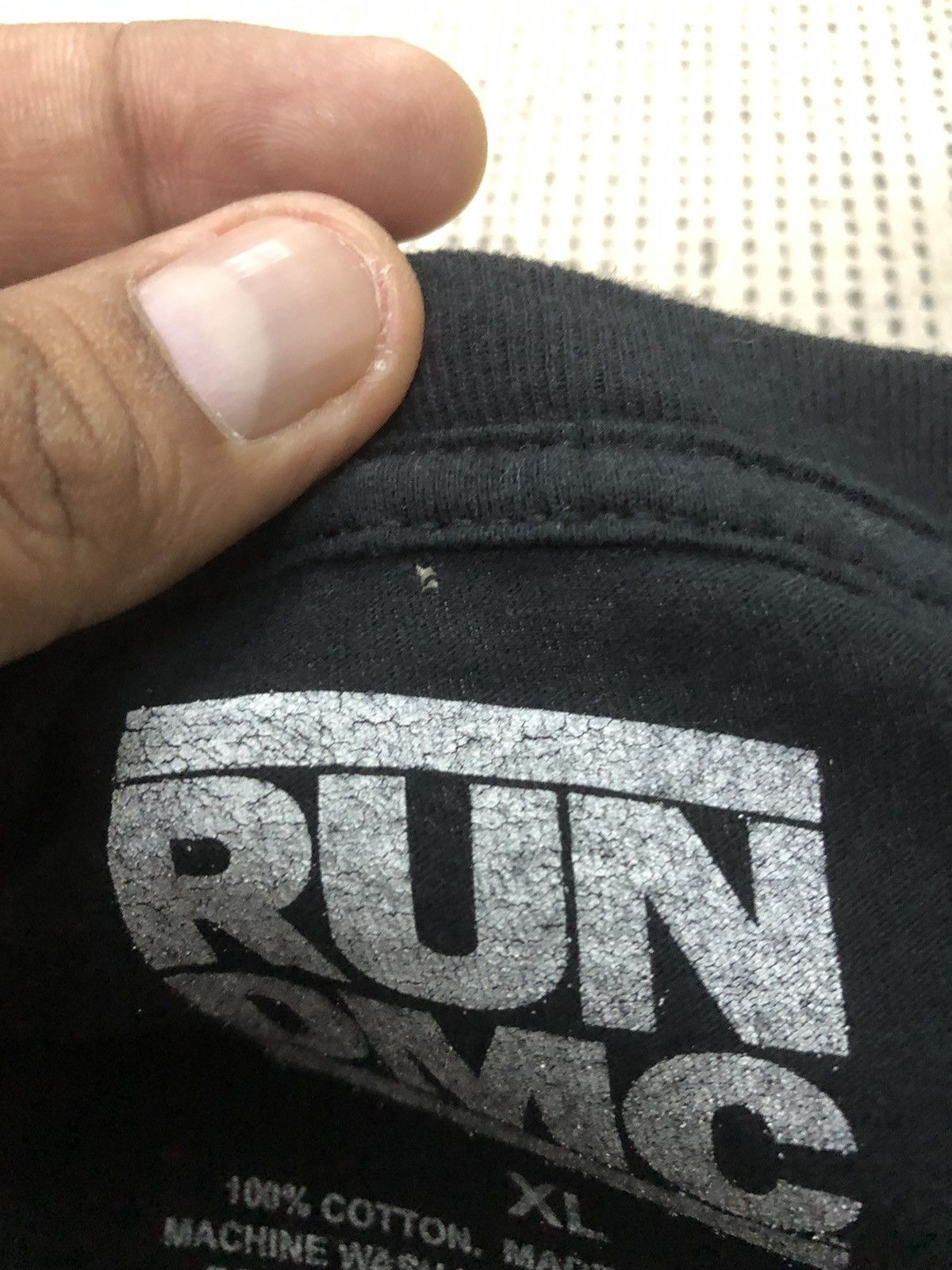 RUN DMC × Rap Tees RUN DMC IT’S LIKE THAT BLACK TEE Size US XL / EU 56 / 4 - 6 Thumbnail
