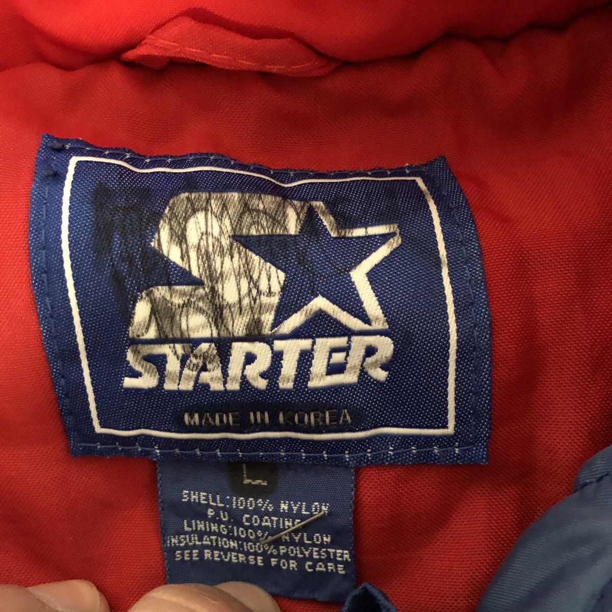 NCAA × Starter × Vintage Starter anorak Kansas Jayhawks 90s puffer jacket Size US XL / EU 56 / 4 - 5 Thumbnail