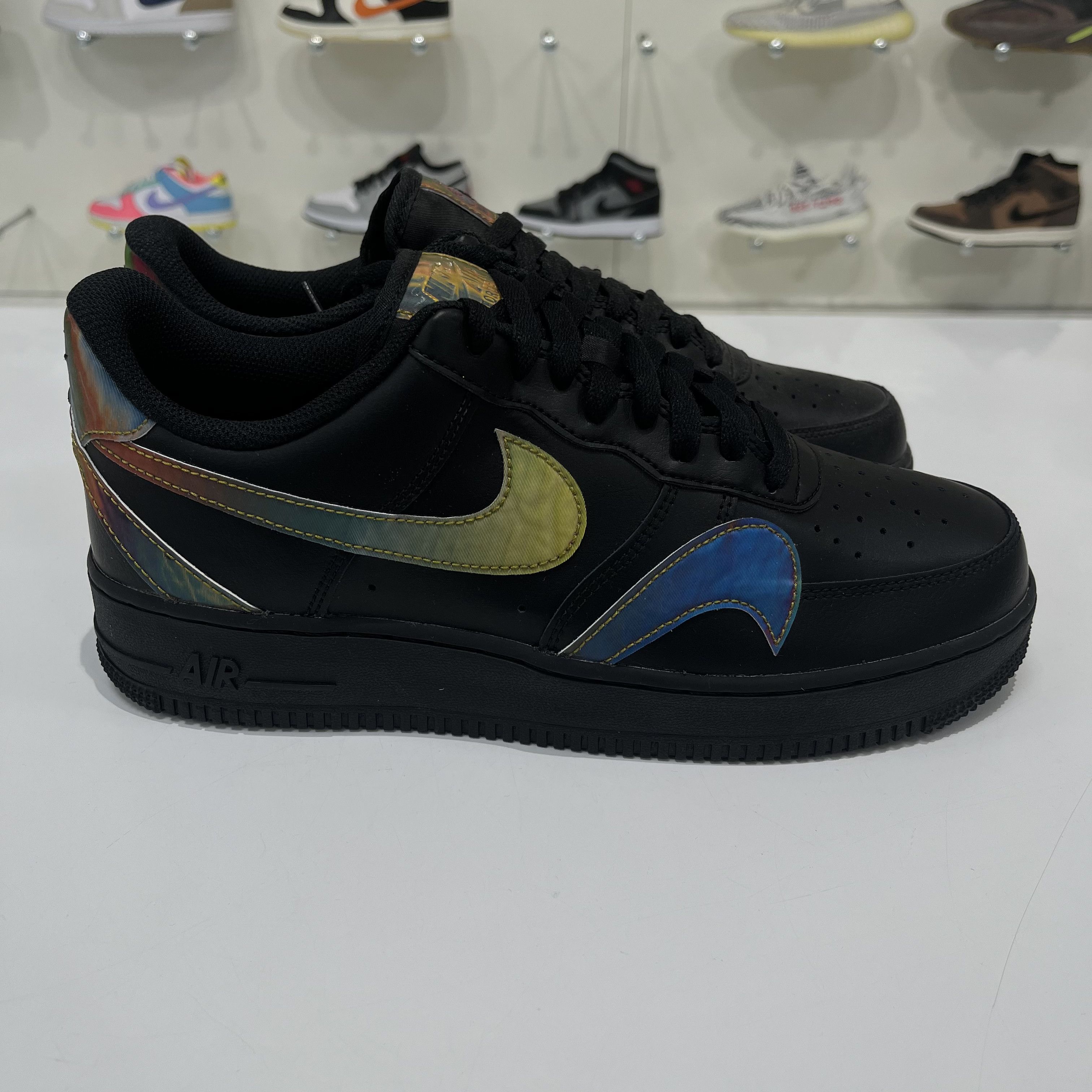 Nike Nike Air Force 1 Low Misplaced Swoosh Black Multi Size US 9 / EU 42 - 4 Thumbnail