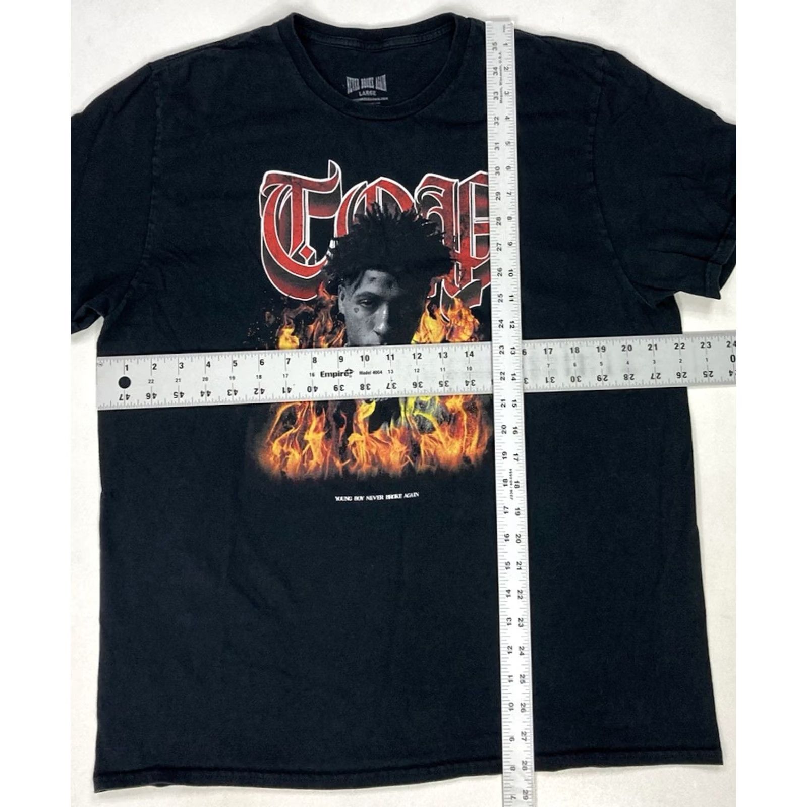Vintage YoungBoy Never Broke Again T-shirt Men Large Black Graphic Music Size US L / EU 52-54 / 3 - 5 Thumbnail
