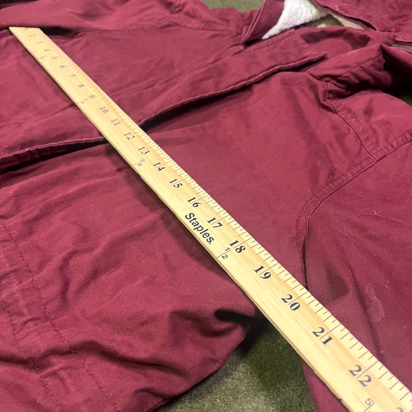 Gap GAP Hooded Red Parka Jacket Medium Petite Sherpa Fleece Lined User: GAP Hooded Red Parka Jacket Medium Petite Sherpa Fleece Lined Size M / US 6-8 / IT 42-44 - 5 Thumbnail