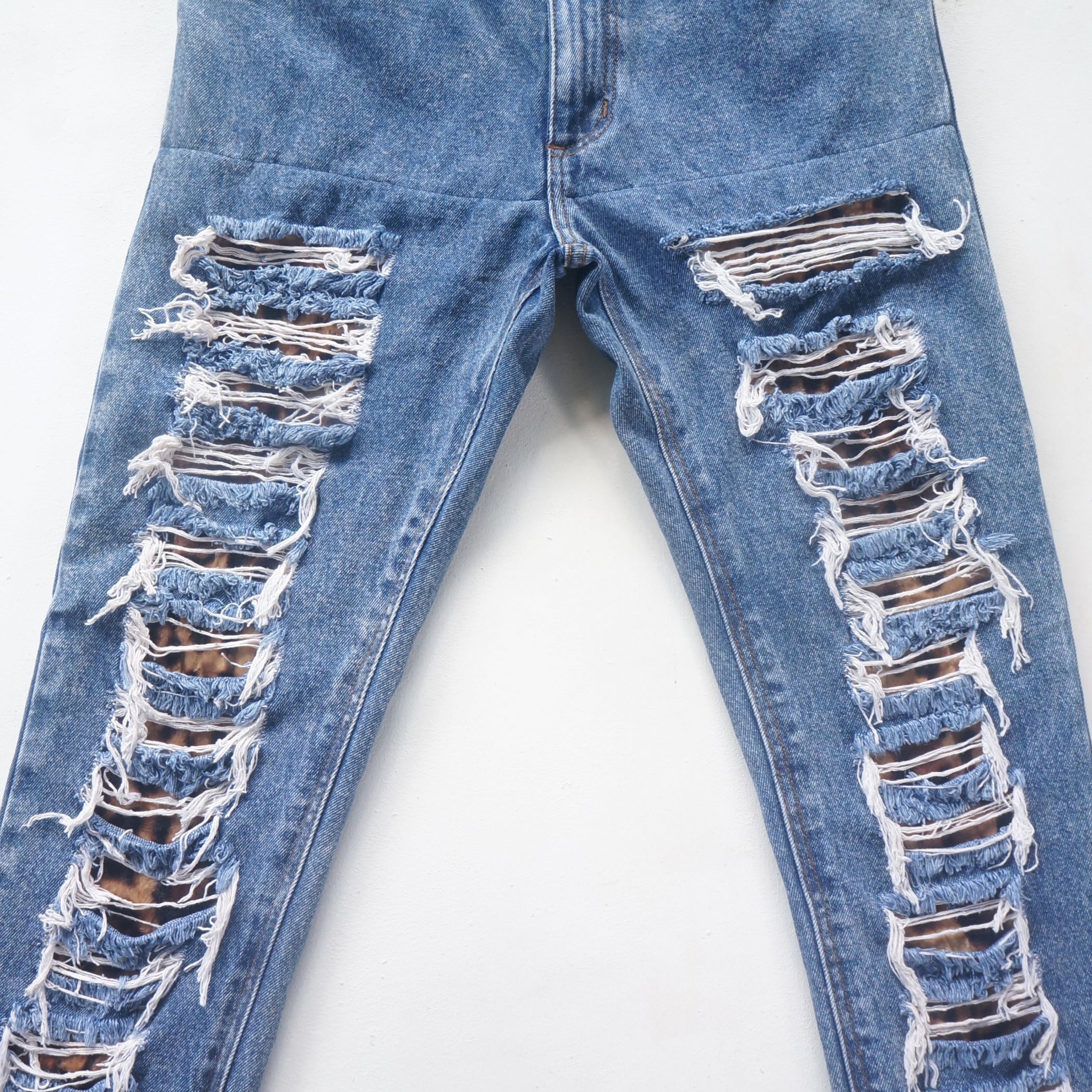 Joyrich Joyrich Ripped Jeans with Leopard Patched Size 31" - 5 Thumbnail