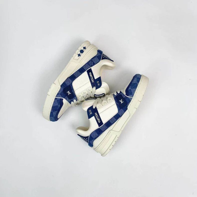 Louis Vuitton Louis Vuitton 24ss Trainer Denim Board Shoes Size US 4 / IT 34 - 3 Thumbnail