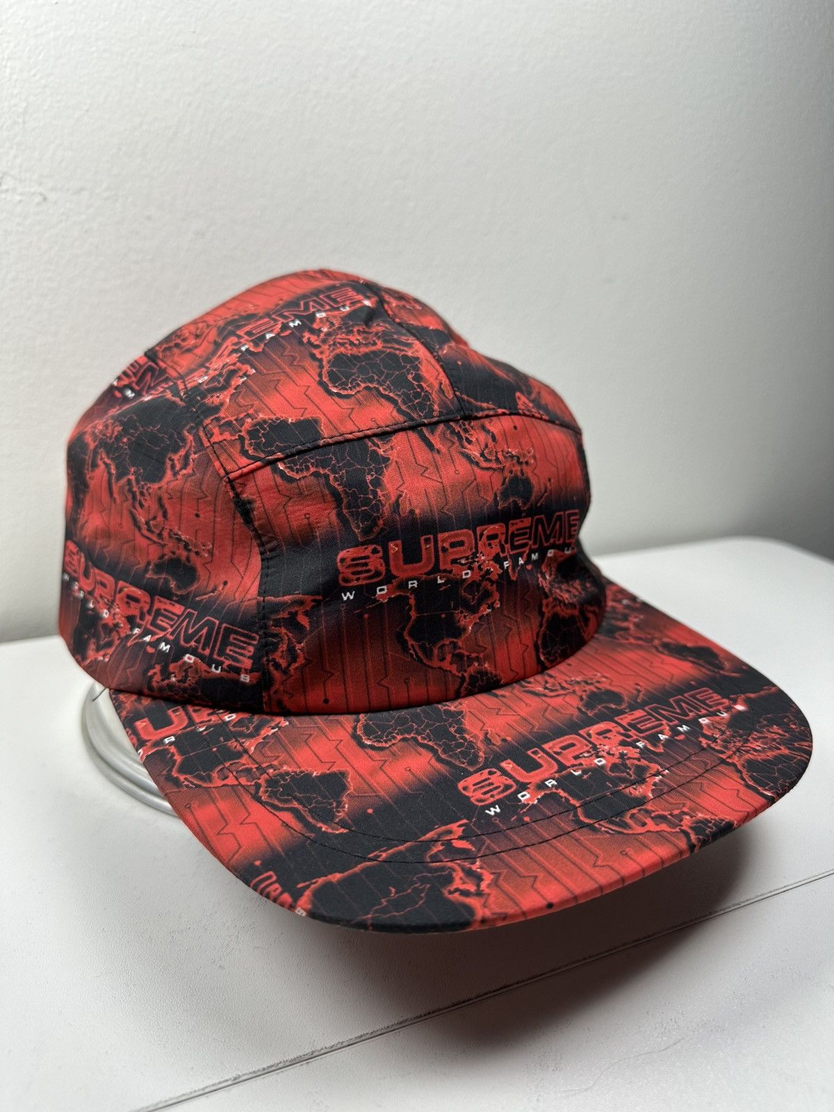 Supreme Supreme World Famous Taped Seam Camp Cap Hat Size ONE SIZE - 3 Thumbnail