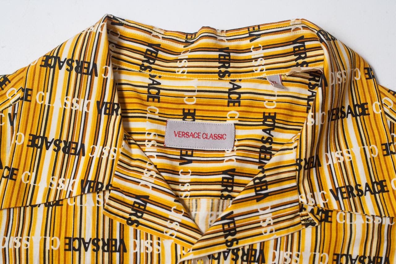 Versace versace printed monogram shirt Size US XL / EU 56 / 4 - 2 Thumbnail