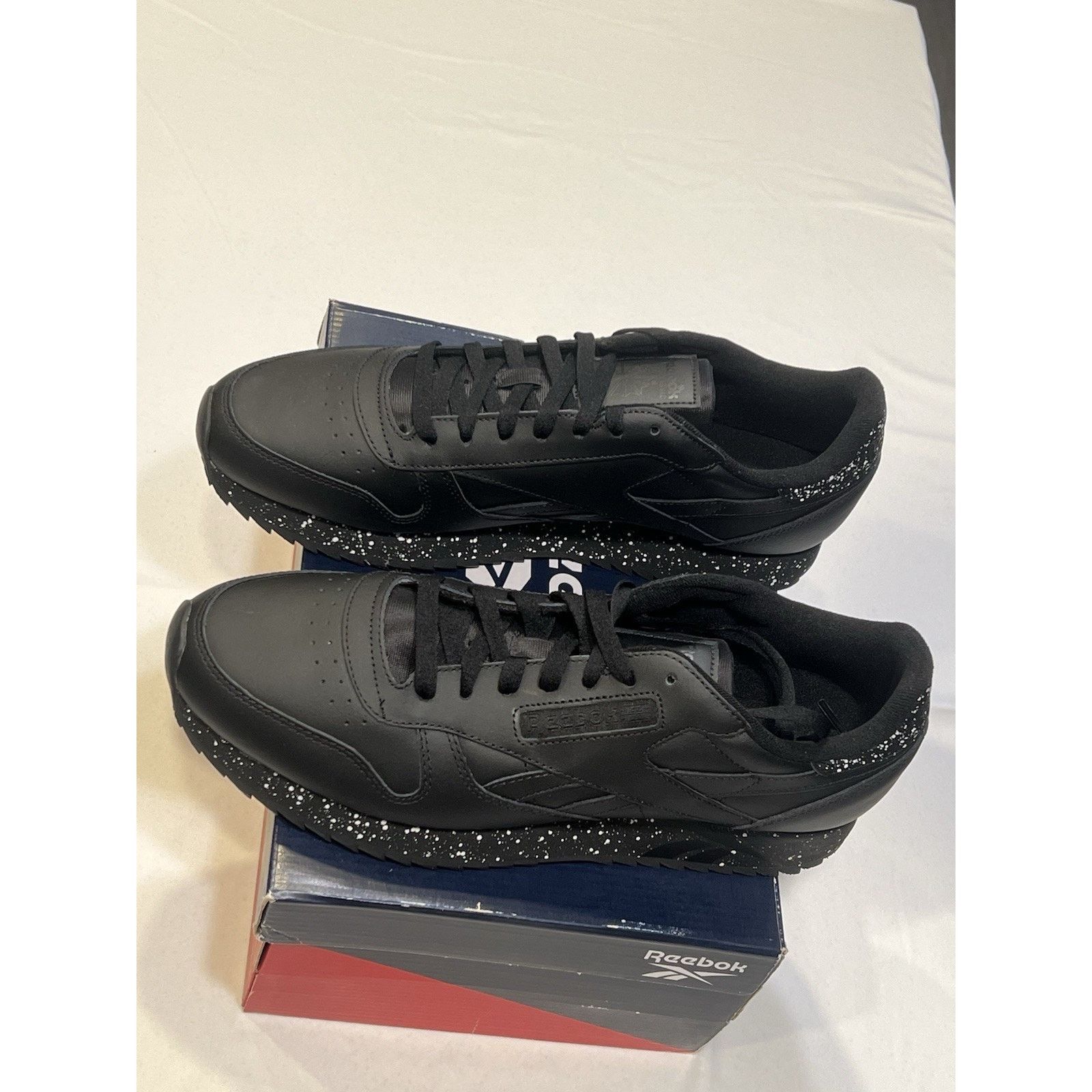 Reebok Reebok Classic Leather Ripple Black Low Top Men's Sneakers Size US 12 / EU 45 - 2 Thumbnail