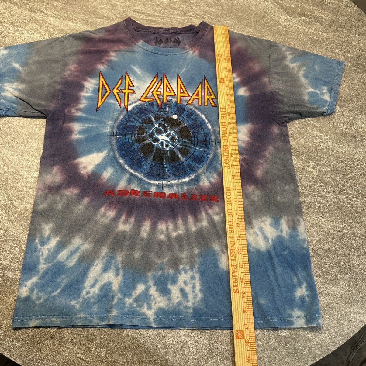Def Leppard 2018 Def Leppard Adrenalize Tie-Dye Band Tour Graphic Shirt Size US M / EU 48-50 / 2 - 5 Thumbnail