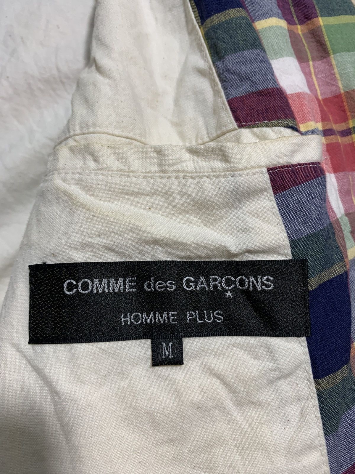 Comme des Garcons Homme Plus 🔥CdG Homme Plus 08SS Runway Plaid Jacket Size US M / EU 48-50 / 2 - 8 Thumbnail