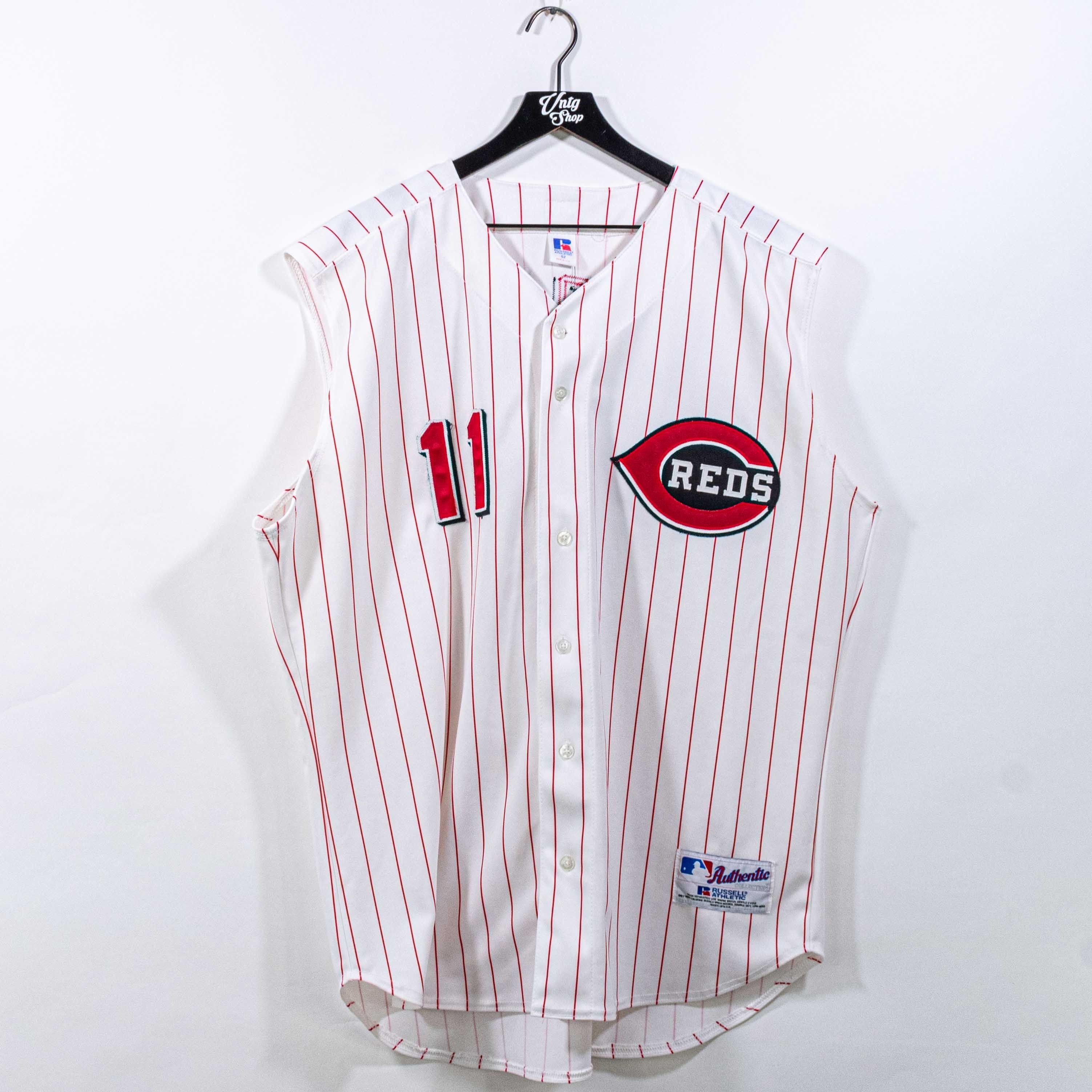 MLB Russell Athletic Vintage Cincinatti Reds Russell Athletic Sleeveless Jersey Larkin Grailed