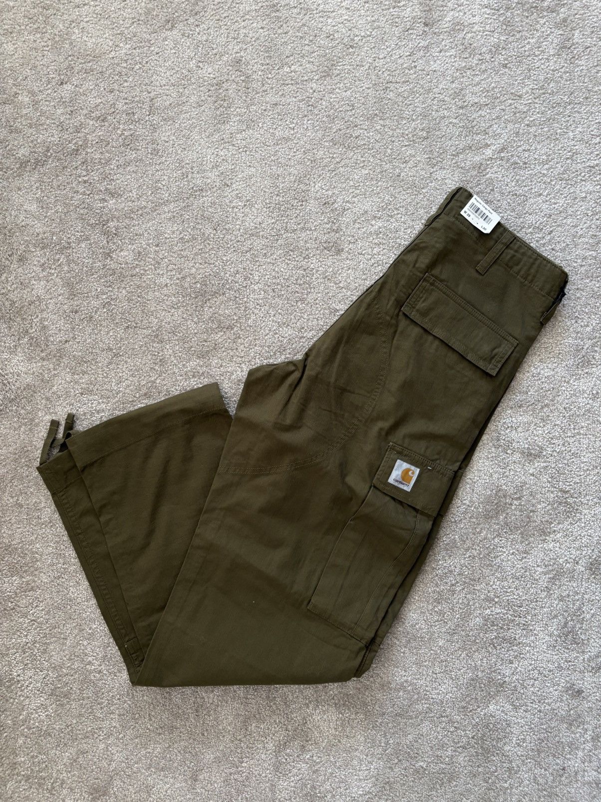 Carhartt Wip Carhartt WIP Regular Cargo Pant – Highland Rinsed / W29 L30 Size US 29 - 1 Thumbnail