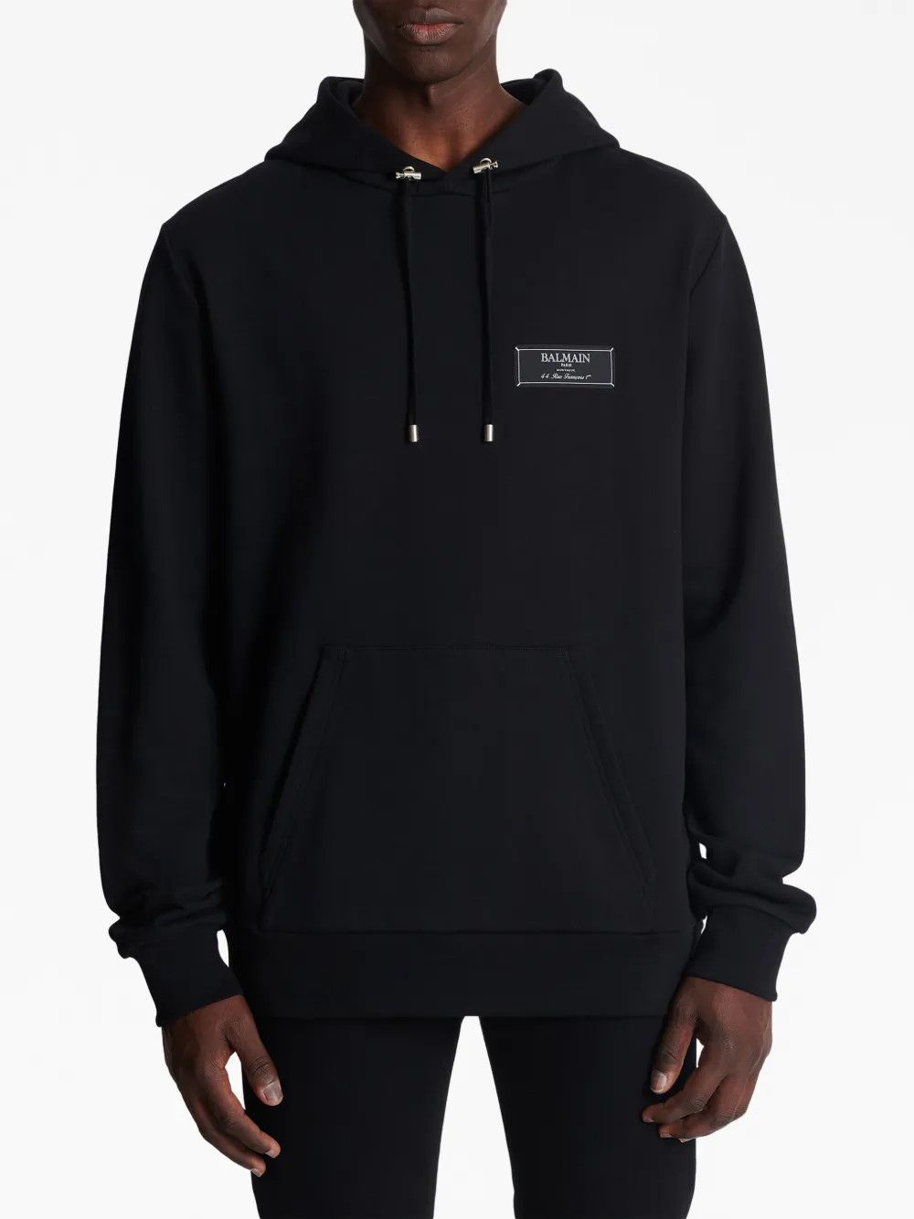 Balmain o1y0426 Logo Hoodie in Black Size US L / EU 52-54 / 3 - 5 Thumbnail