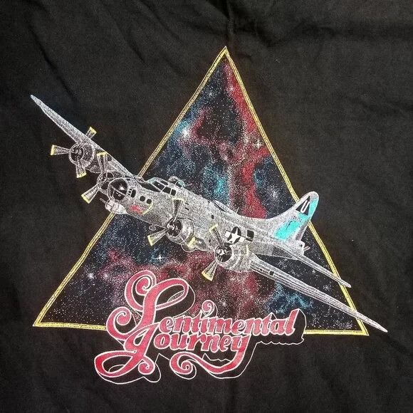 Vintage Vintage Sentimental Journey War Military Airplane T-Shirt Size US L / EU 52-54 / 3 - 1 Thumbnail