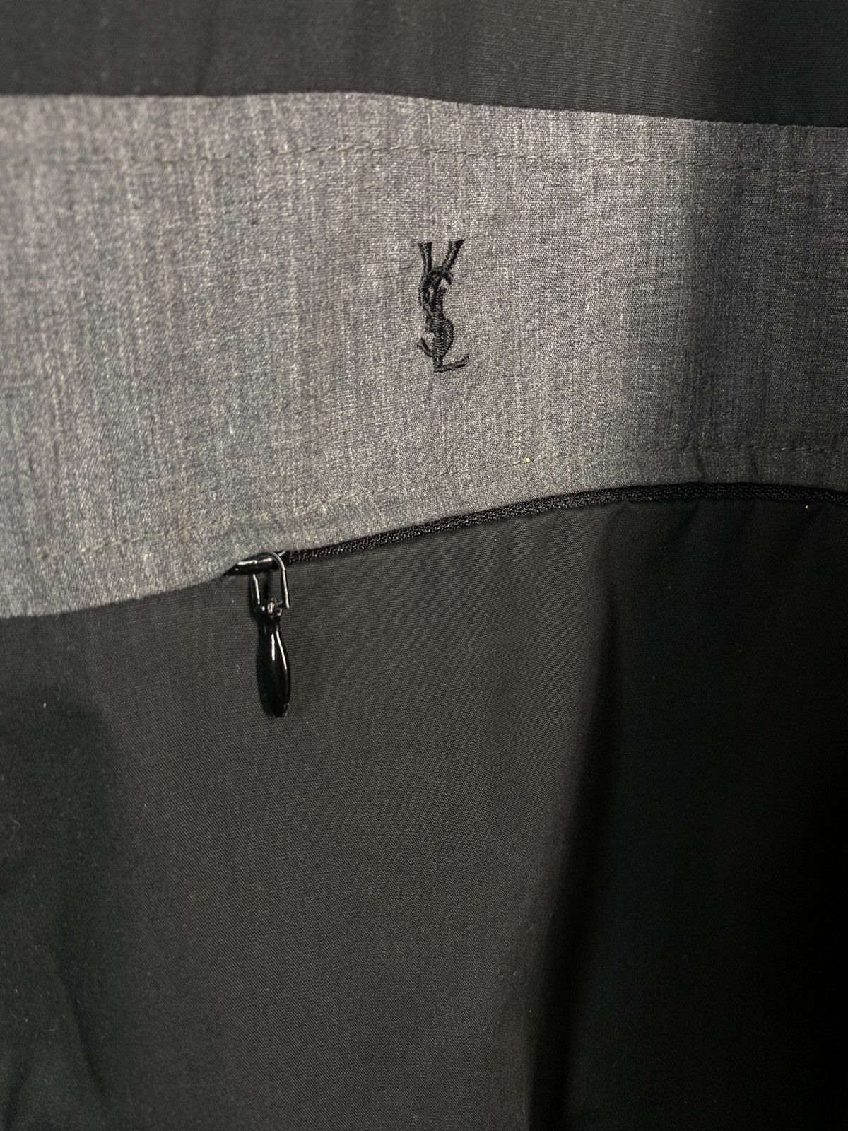 Yves Saint Laurent Warm YSL Jacket Black/Grey Autumn YSL Bomber Saint Laurent Size US XL / EU 56 / 4 - 17 Thumbnail