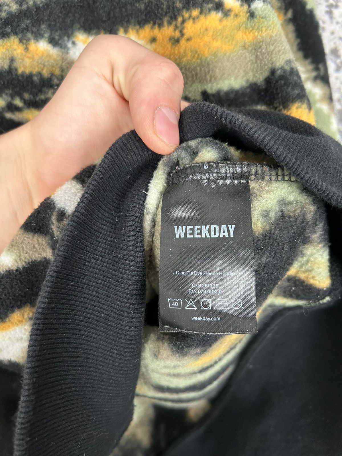 Weekday Weekday Tie Dye Hoodie Streetwear Baggy Hype Skate Size US S / EU 44-46 / 1 - 6 Thumbnail