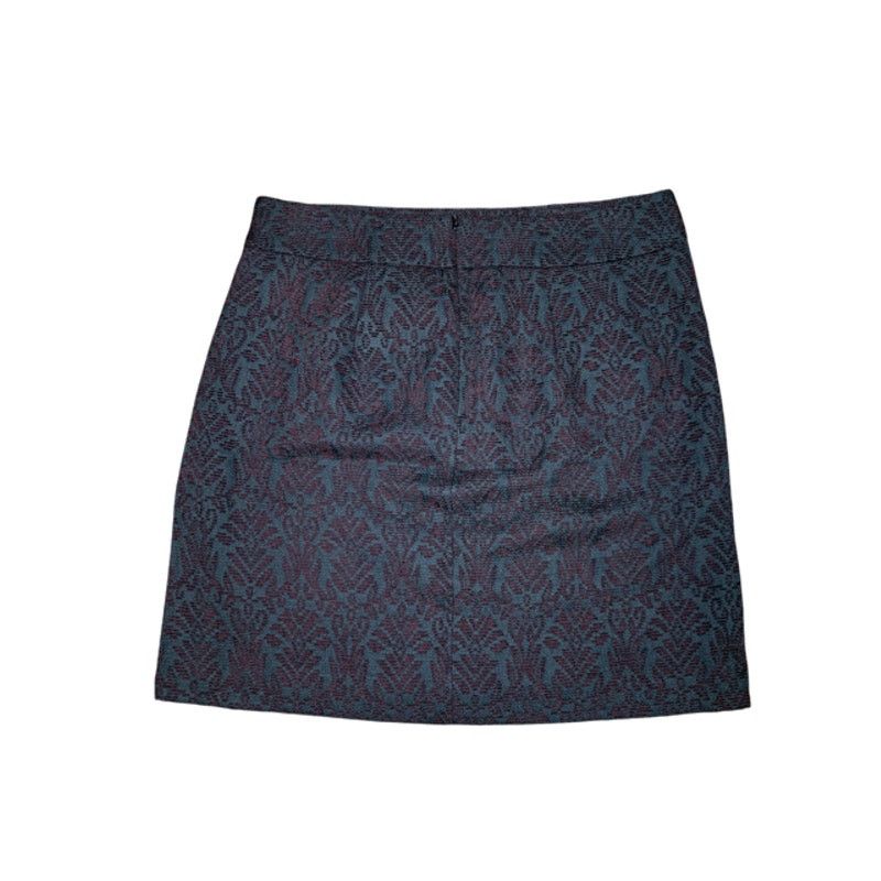 Ann Taylor Ann Taylor LOFT Jacquard Textured Pocket Mini Skirt Size 26" / US 2 / IT 38 - 2 Thumbnail