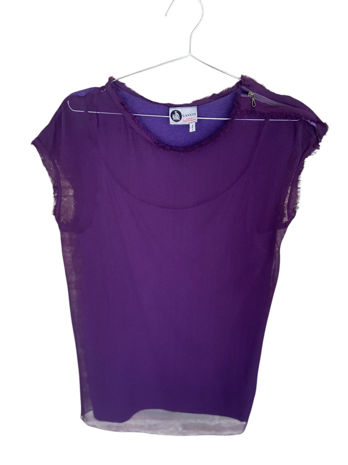 Lanvin Purple Lanvin top Size M / US 6-8 / IT 42-44 - 7 Thumbnail