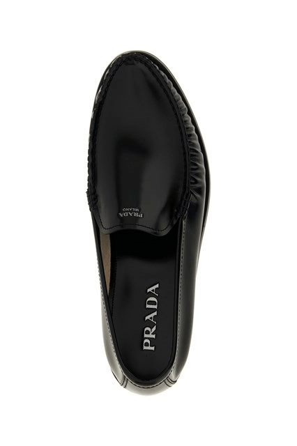 Prada PRADA Black Leather Loafers New And Authentic Size US 6 / EU 39 - 4 Thumbnail
