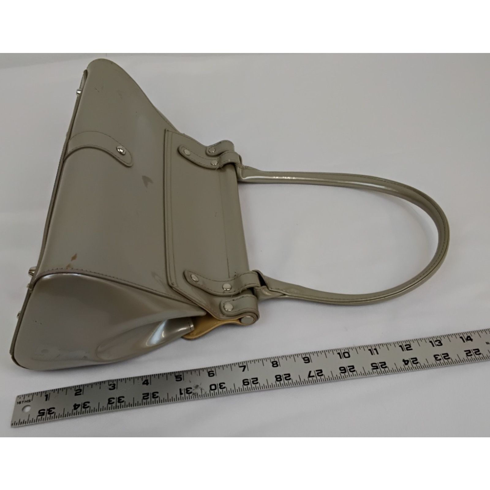 Other Beijo Handbag Taupe Silver PVC Purse & Wallet W/ Dust Bags Size ONE SIZE - 20 Thumbnail