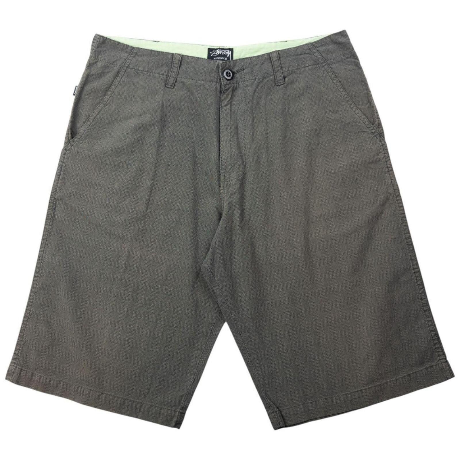 Stussy Vintage 2000s Stussy Checkered Shorts Size W34 Size US 32 / EU 48 - 1 Thumbnail