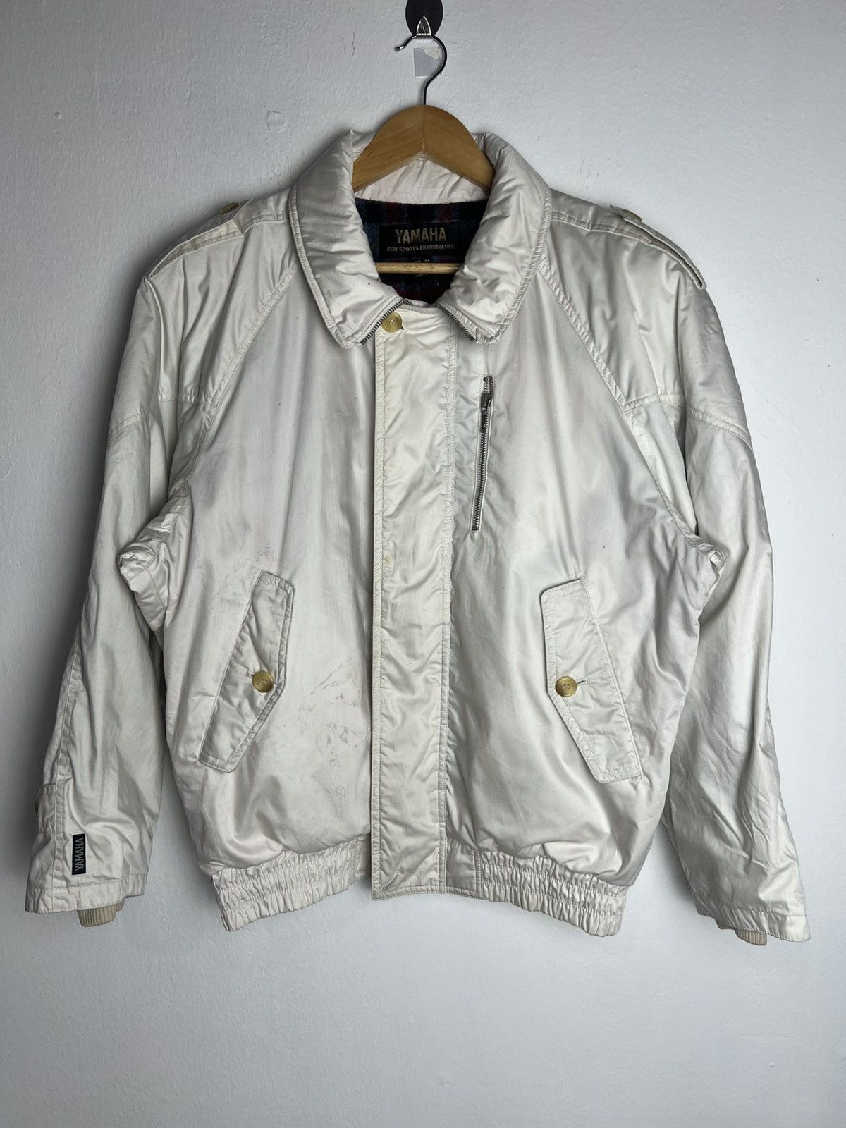 Yamaha Vintage Yamaha 90s Sports Bomber Jacket Size US L / EU 52-54 / 3 - 1 Thumbnail