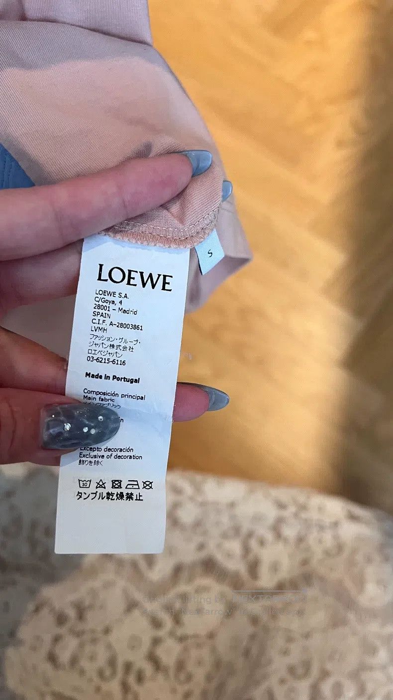 Loewe Loewe Two-color Patchwork Short Sleeve T-Shirt Size S / US 4 / IT 40 - 5 Thumbnail