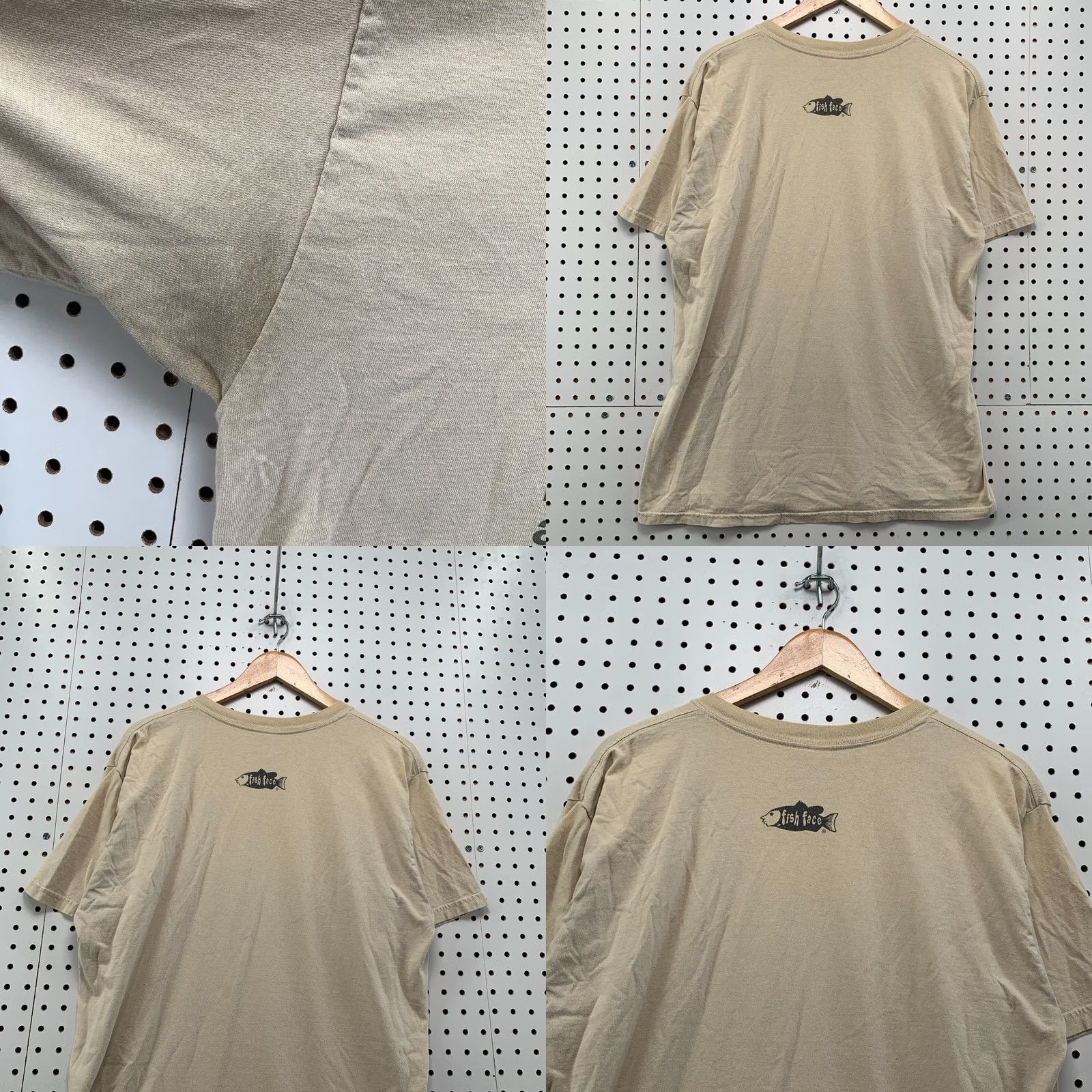 Gildan Vintage Y2k Fishing Shirt Tan Funny Bait Quote Adult Large Outdoors 22x28.5 Size US L / EU 52-54 / 3 - 9 Thumbnail
