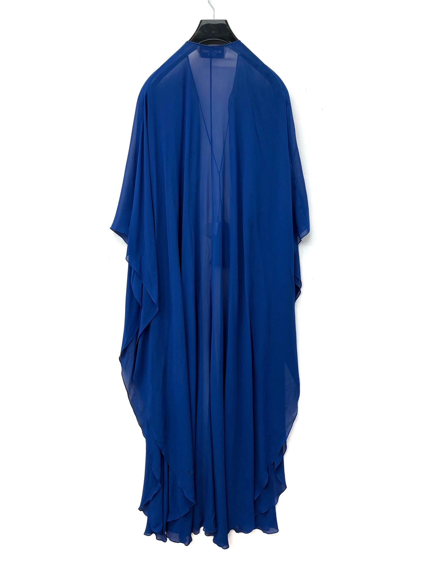 Yves Saint Laurent YSL Hedi SS13 Runway Look64 Silk Chiffon Cape Size ONE SIZE - 2 Thumbnail