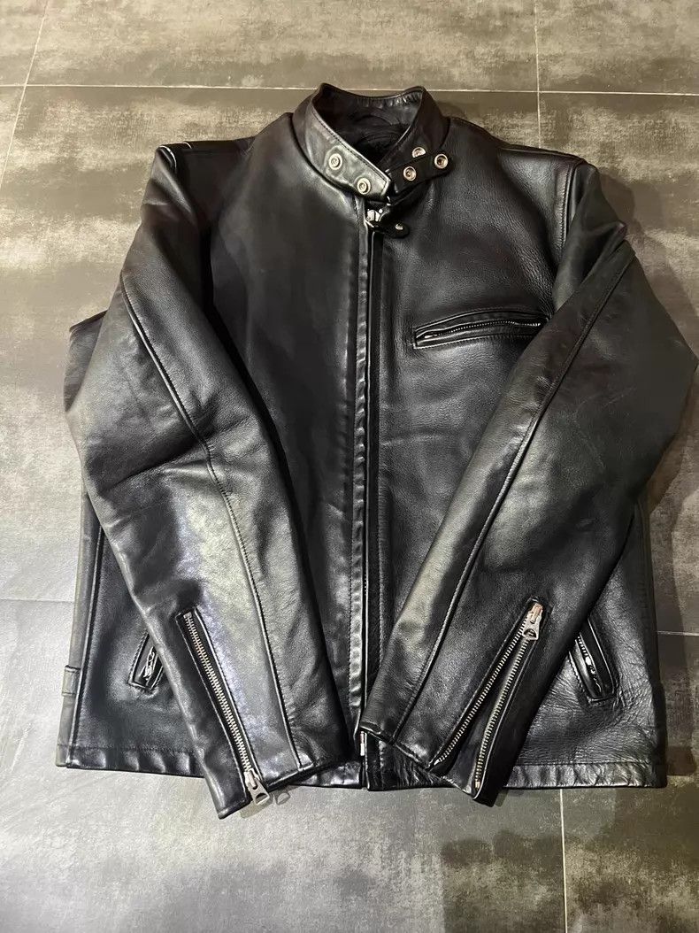 Schott Schott Classic stand-up collar coffee rider motorcycle bik Size US L / EU 52-54 / 3 - 3 Thumbnail