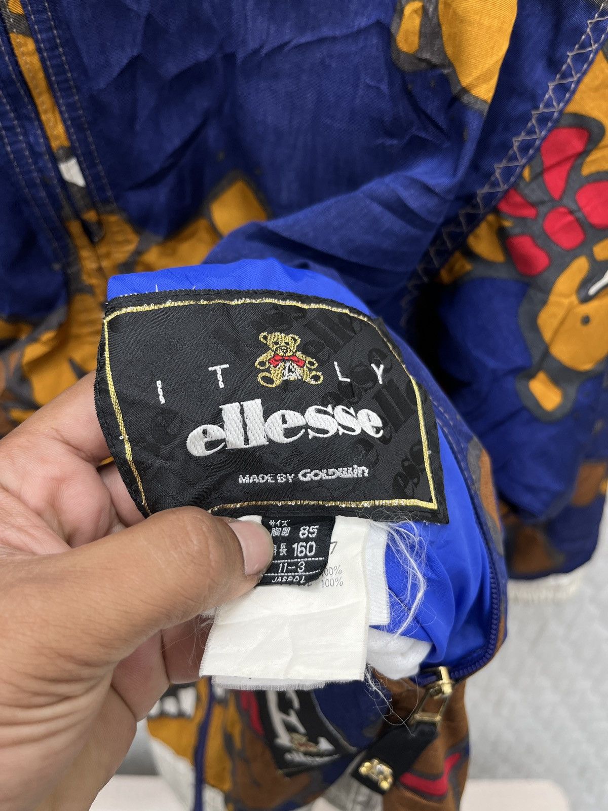 Ellesse × Vintage 🔥🔥🔥STEALS ELLESE BEAR OVER PRINT REVERSIBLE HOODIE JACKET Size L / US 10 / IT 46 - 7 Thumbnail