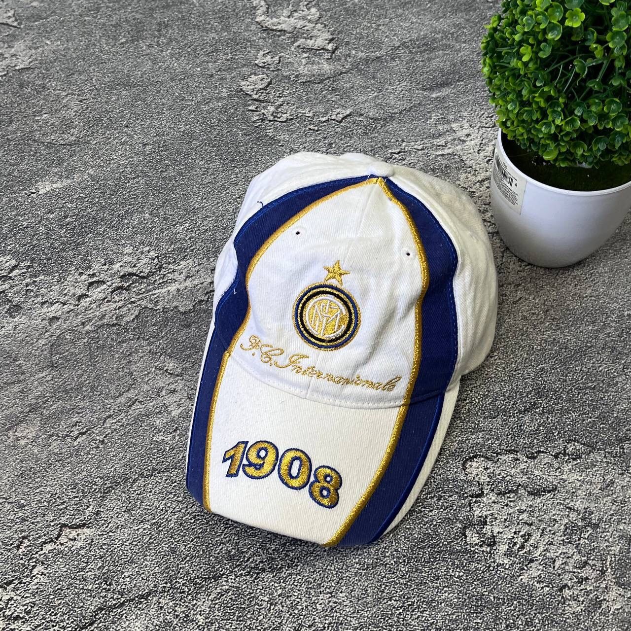 Vintage Vintage 1908 Cappellino Berretto Ufficiale Fc Inetnazionale Size ONE SIZE - 4 Thumbnail