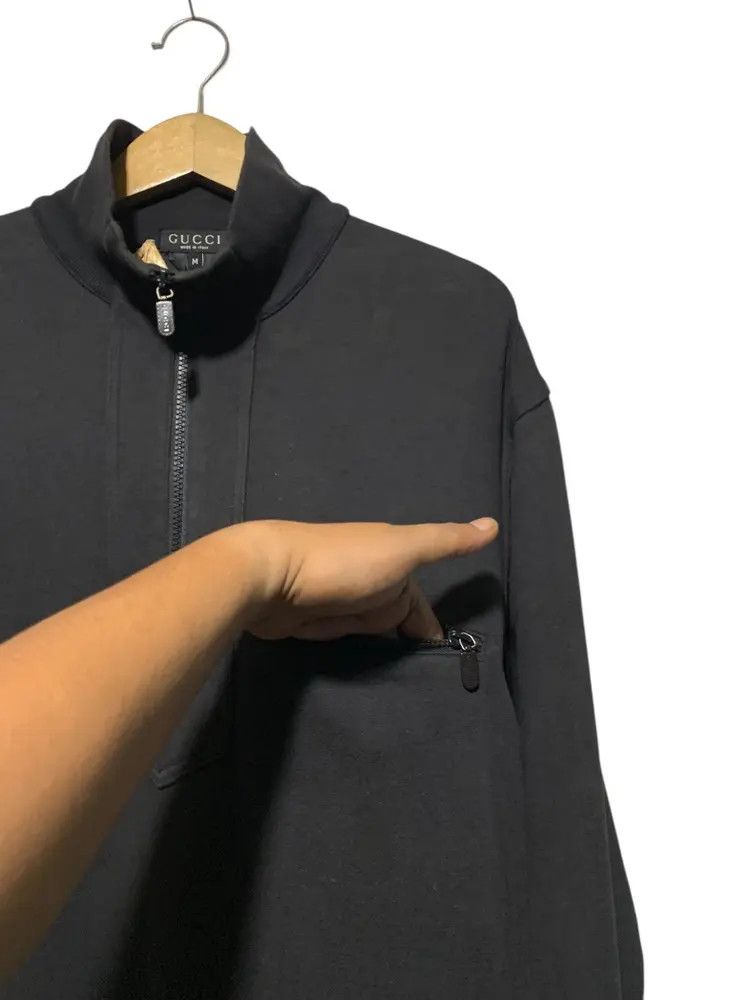 Gucci 1990s Gucci Tom Ford era multi zip faded sweatshirt Size US M / EU 48-50 / 2 - 8 Thumbnail