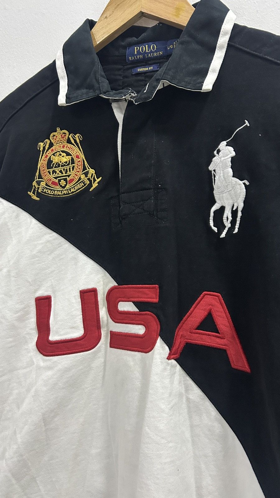 Polo Ralph Lauren Polo Ralph Lauren USA Polo Rugby Size US L / EU 52-54 / 3 - 3 Thumbnail