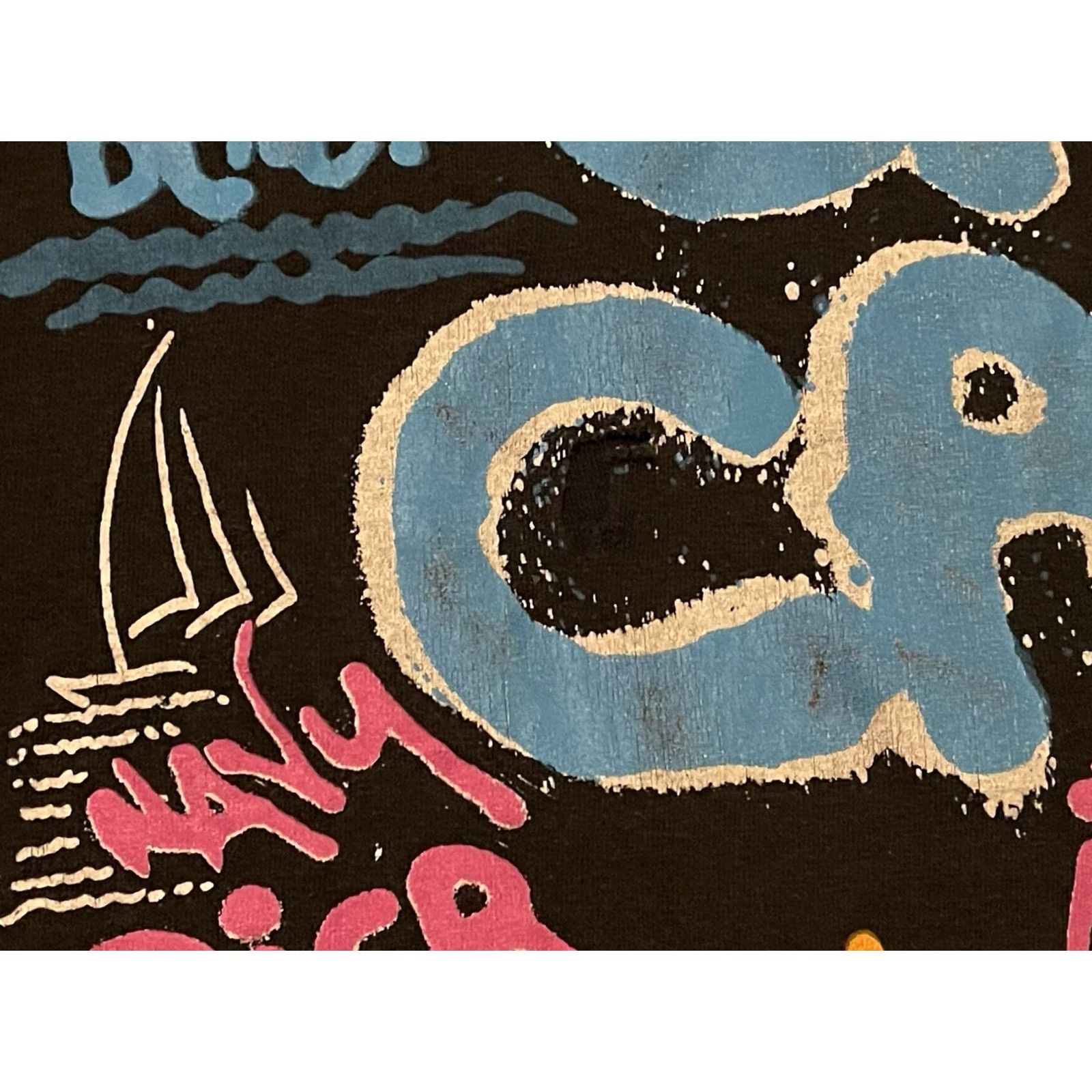 Delta Vintage Chicago City Loop Michigan Ave Distressed Graffiti T-Shirt Adult M Y2K Size US M / EU 48-50 / 2 - 3 Thumbnail