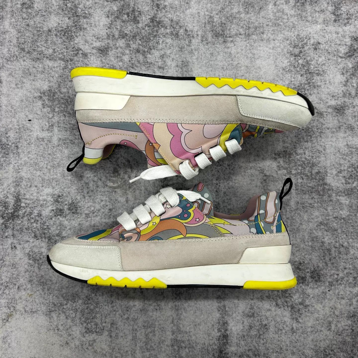 Hermes Hermes 99 New Rainbow Print Sneakers Women's 36 Size US 5.5 / IT 35.5 - 3 Thumbnail