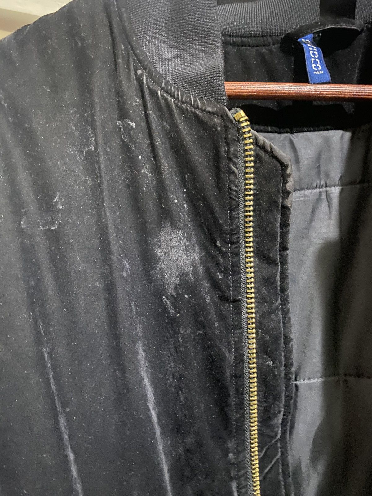 H&M × L.O.G.G. Velvour Bomber Jacket Size US M / EU 48-50 / 2 - 4 Thumbnail