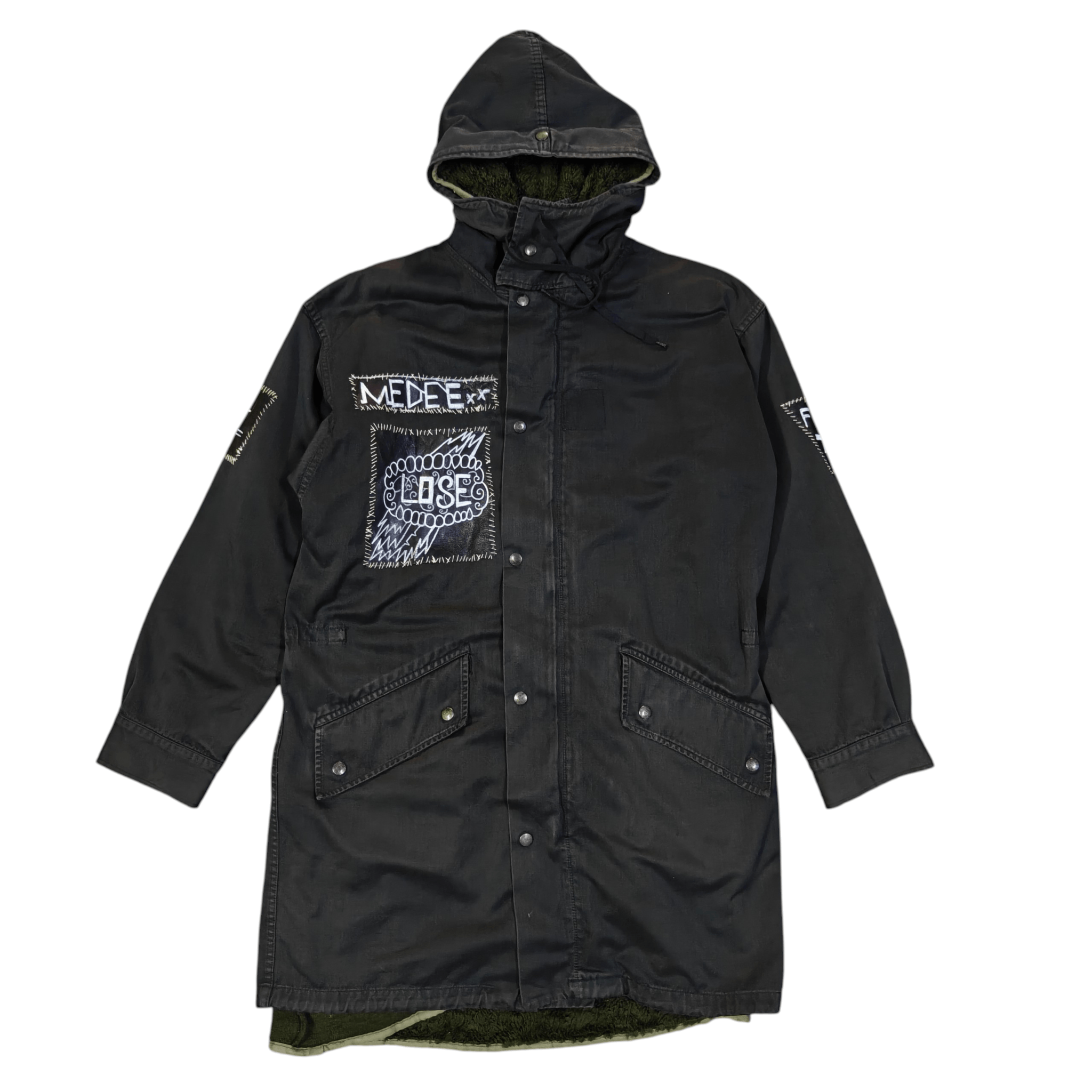 Japanese Brand Midas Detachable Fur and Hood Double Zip Puffer