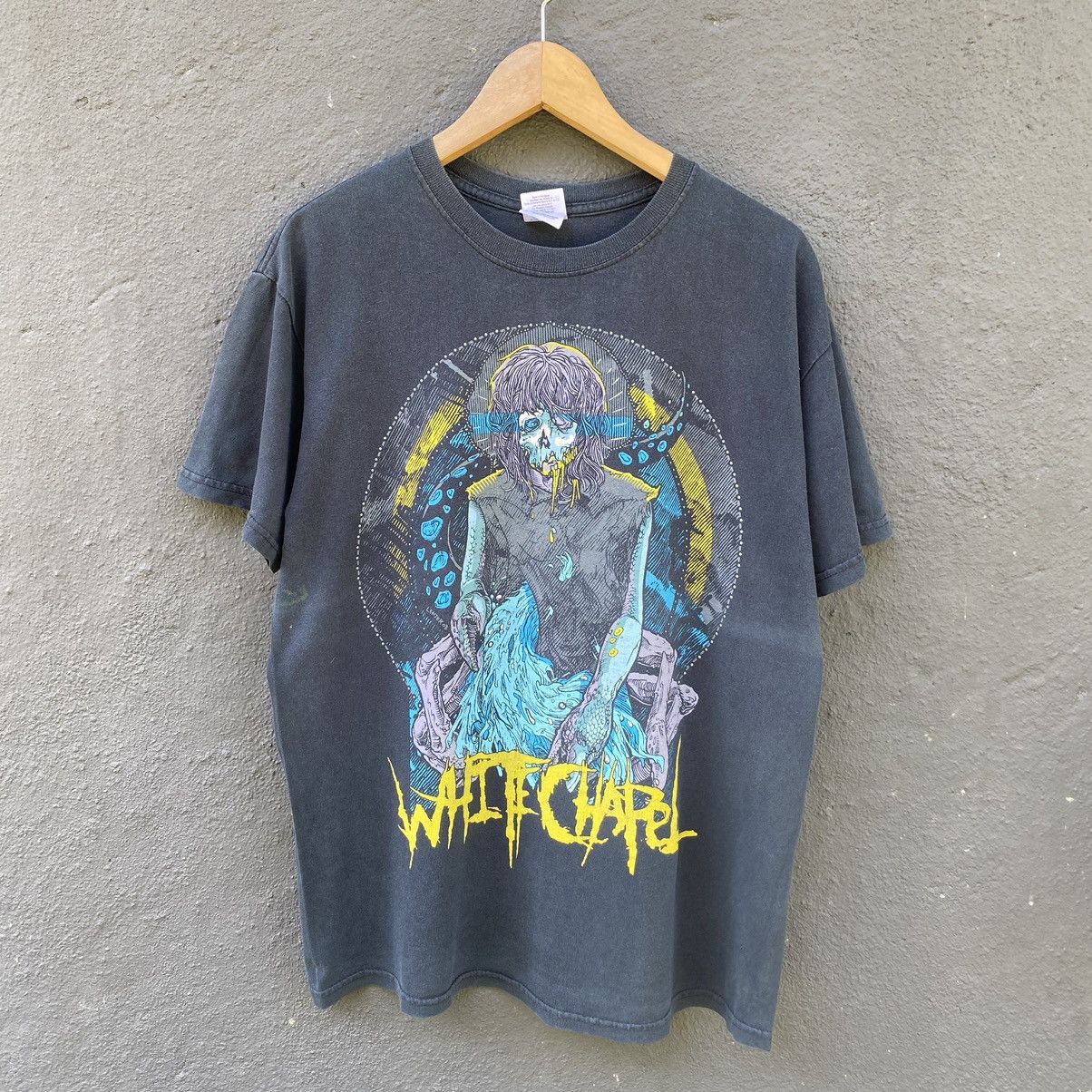 Band Tees Thrashed Faded Vintage Y2K Whitechapel Band ERD GRUNGE TEE Size US M / EU 48-50 / 2 - 1 Thumbnail