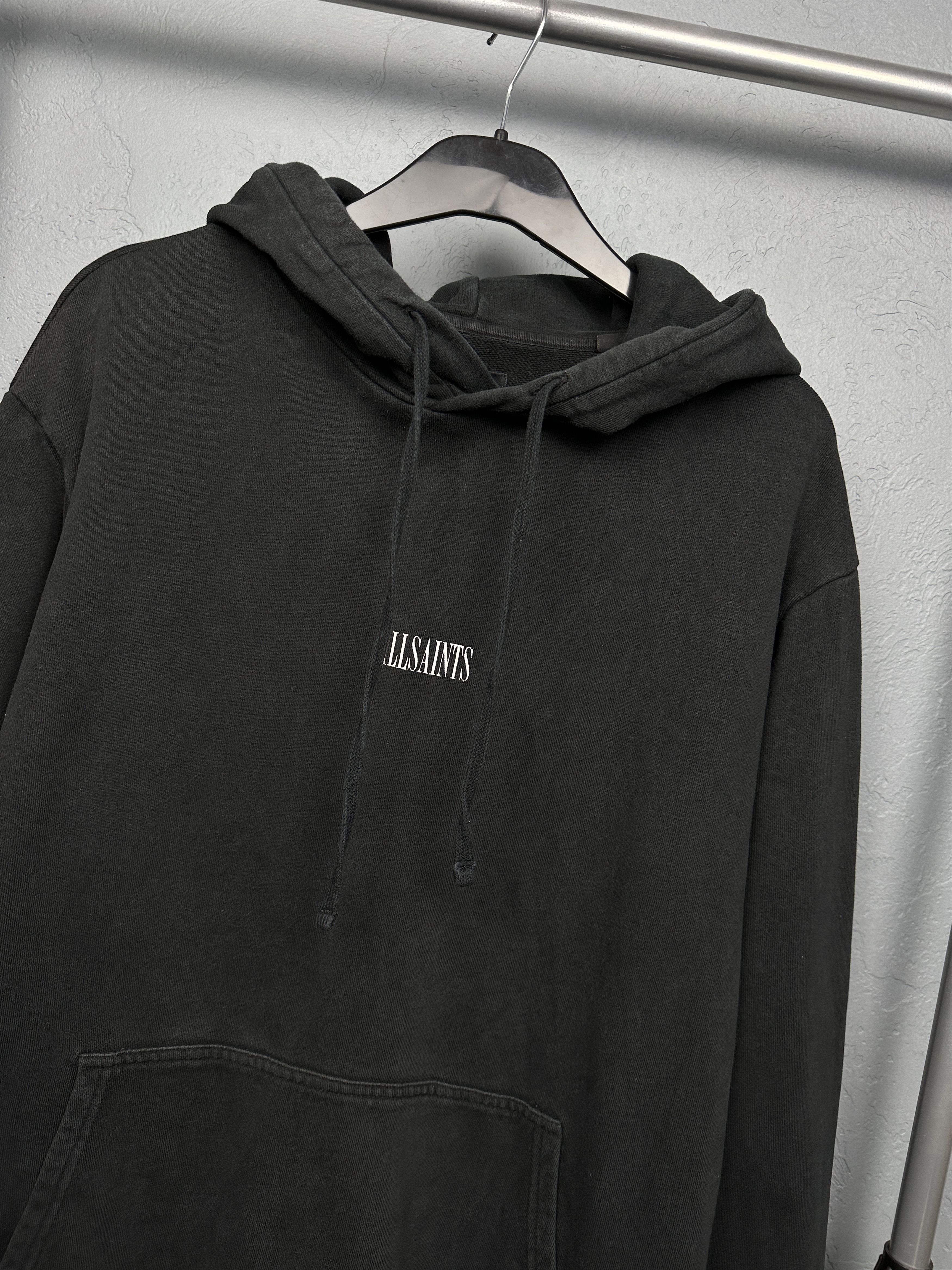Allsaints Allsaints Mens State OTH Center Logo Hoodie Size US M / EU 48-50 / 2 - 2 Thumbnail