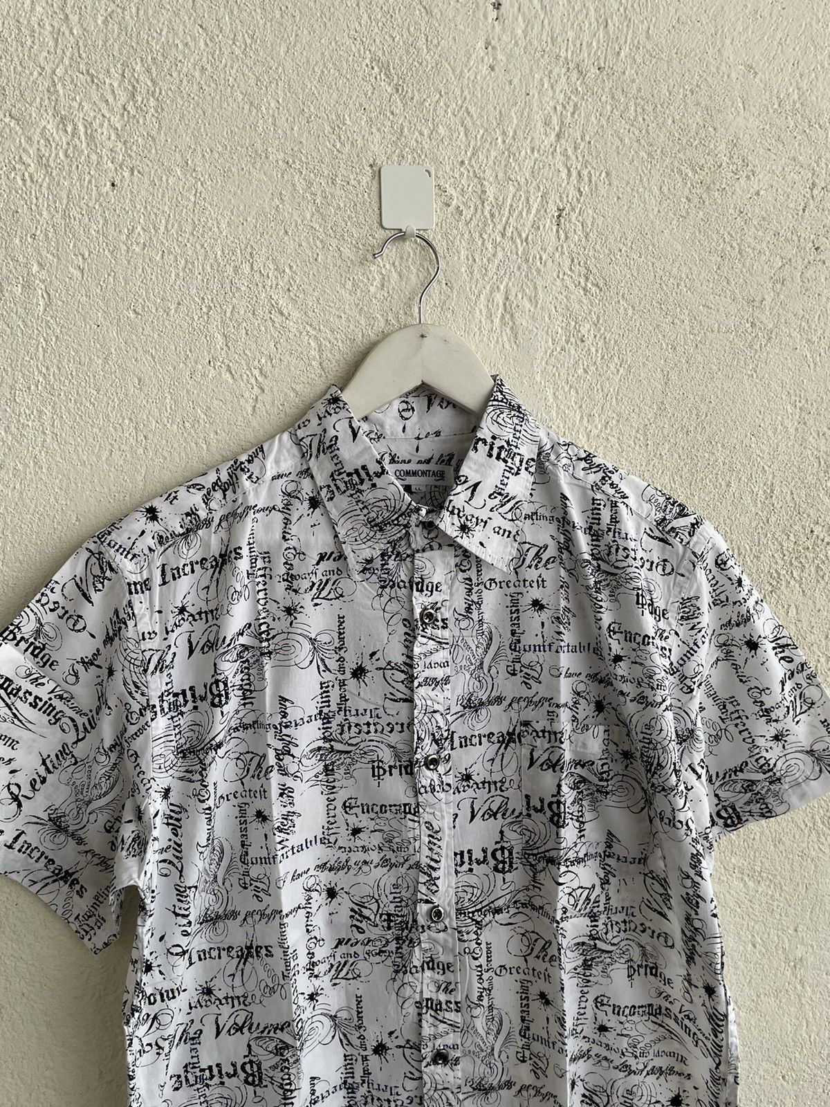 Hysteric Glamour × If Six Was Nine × Le Grande Bleu (L.G.B.) 2000s Comontage japan Poem Full print shirt y2k style Size US L / EU 52-54 / 3 - 2 Thumbnail