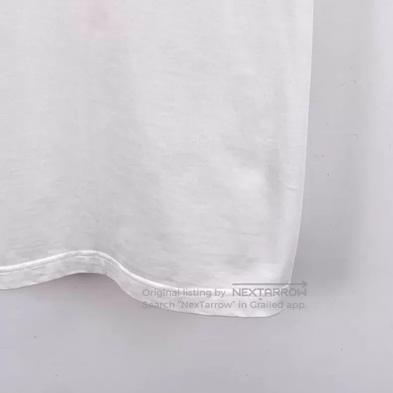 Hermes Hermes White Geometric Leather Patchwork Cotton Jersey Sho Size L / US 10 / IT 46 - 4 Thumbnail