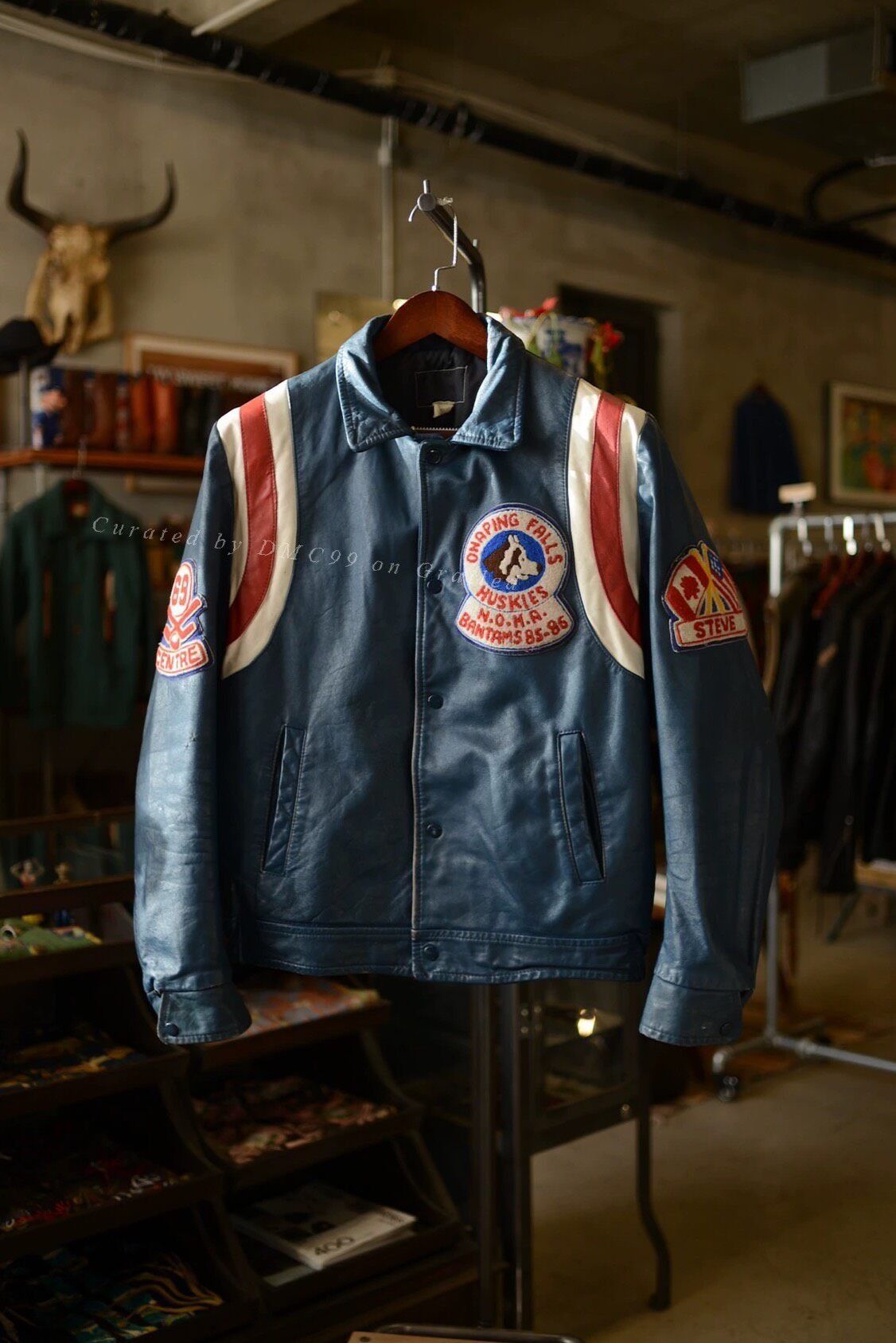 Vintage Vintage 1985 Onaping Falls Huskies Hockey Jacket Size US XS / EU 42 / 0 - 1 Thumbnail