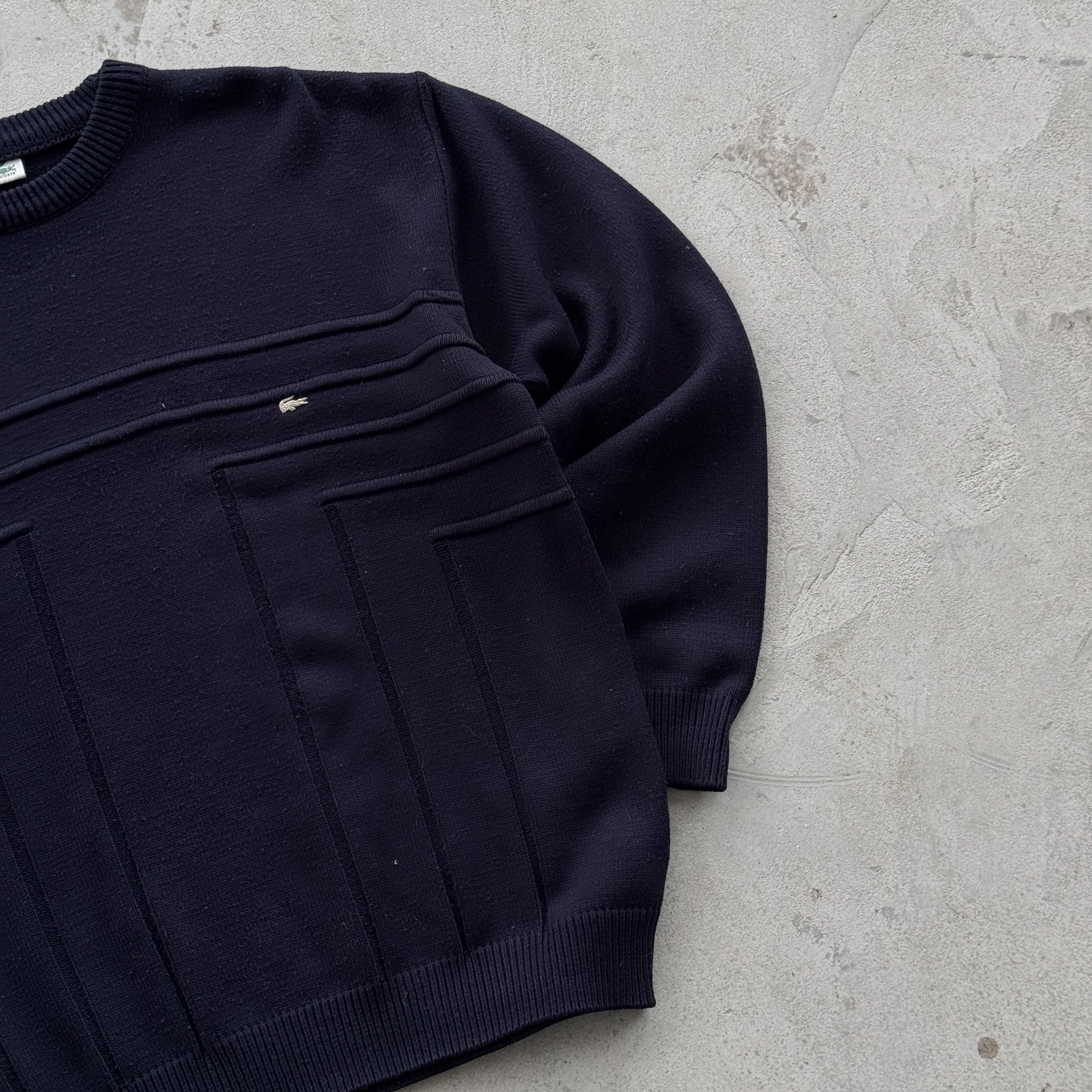 Lacoste Vintage 90s Lacoste Heavyweight Crewneck Sweater Size US M / EU 48-50 / 2 - 2 Thumbnail