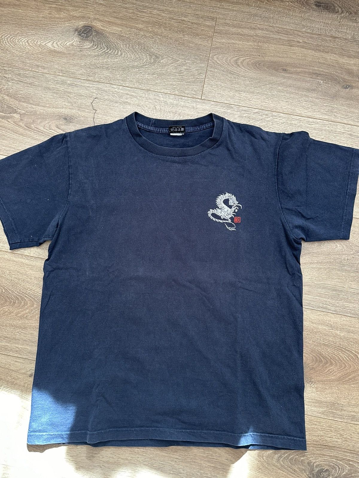 Stussy 🔥VINTAGE STUSSY OUTDOOR Y2K DRAGON FADED T-SHIRT🔥 Size US S / EU 44-46 / 1 - 5 Thumbnail