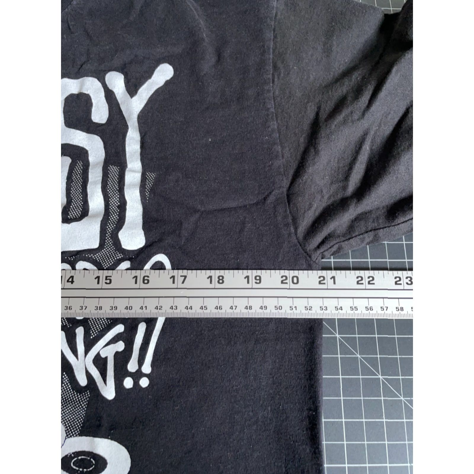 Doublet VTG Stussy Knowledge Is King T-Shirt Adult Large Black Double Sided B-Boy 90s Hip Hop Punk Mens T-Shirt Size US L / EU 52-54 / 3 - 5 Thumbnail