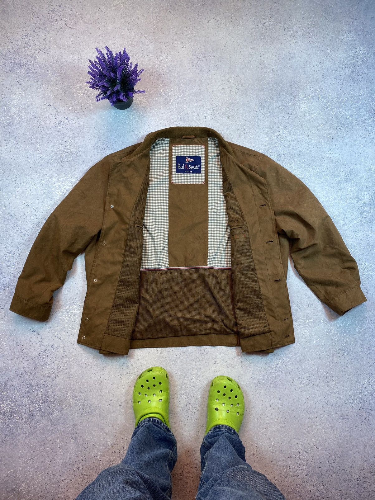 Designer × Paul Smith × Paul Smith Red Ear Paul R Smith Men’s Brown Jacket Size 58 Size US XXL / EU 58 / 5 - 14 Thumbnail