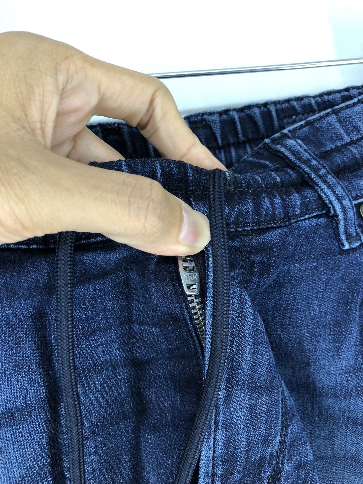 Diesel Diesel Distressed Faded Blue Denim Sweatpants Size 26-30 Size US 26 / EU 42 - 6 Thumbnail