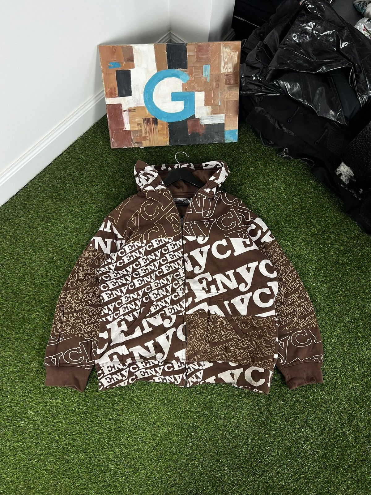 Enyce Vintage Enyce Patchwork Hoodie Size US XL / EU 56 / 4 - 1 Thumbnail